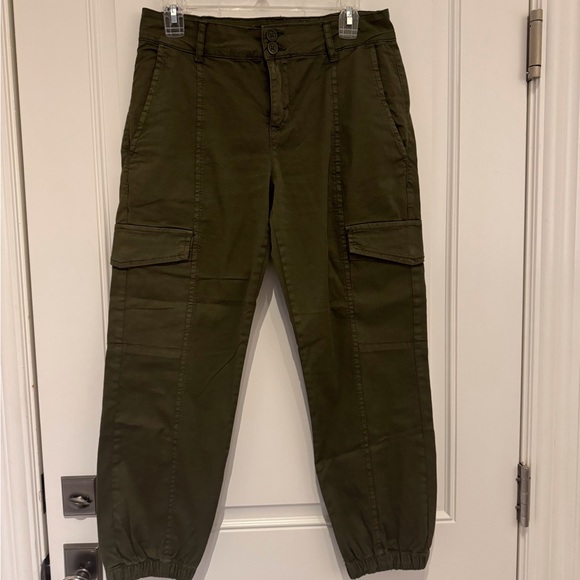 Veronica Beard Frazier joggers, black/ white herringbone. - Picture 4 of 7